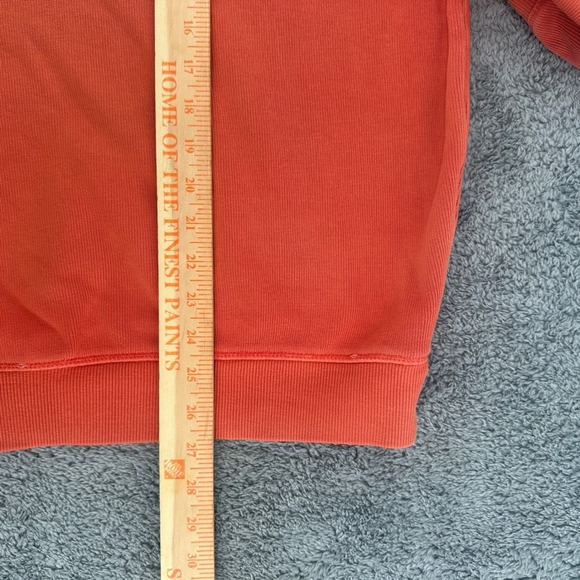 Tommy Bahama Relax Mens Large 1/4 Zip Pullover Sweatshirt Coral Orange - Picture 6 of 12